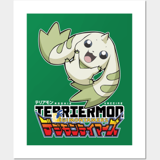 digimon tamers terriermon Posters and Art